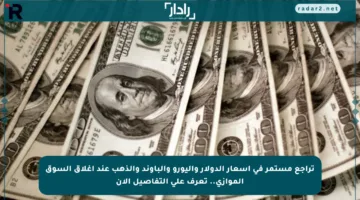 تراجع مستمر في أسعار الدولار واليورو والباوند والذهب عند إغلاق السوق الموازي.. تعرف على التفاصيل الآن